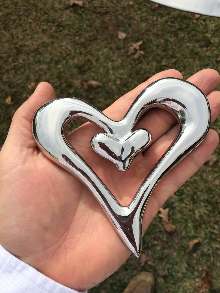 Original Abstract Love Sculpture by Ryan Schmidt