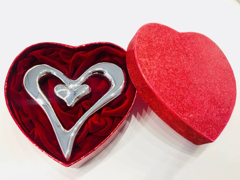 Original Abstract Love Sculpture by Ryan Schmidt