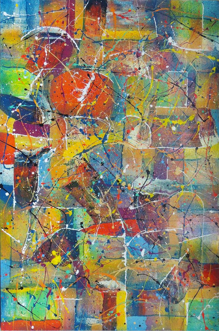 Original Abstract Expressionism Abstract Painting by David Pattison