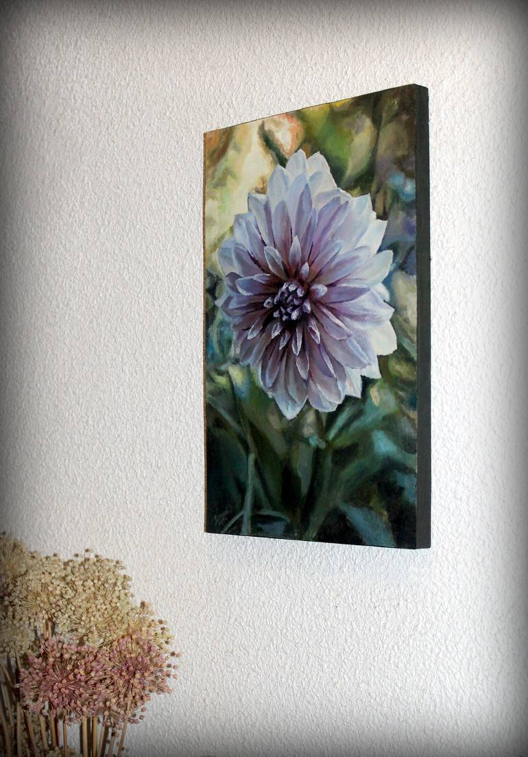 DAHLIA Painting by Manuel Granai | Saatchi Art