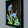 Muscari (muscari armeniacum) plant and flowers. Original oil painting on wood panel.
Frame included.
Frame measurements: 30 x 25 x 4 cm.