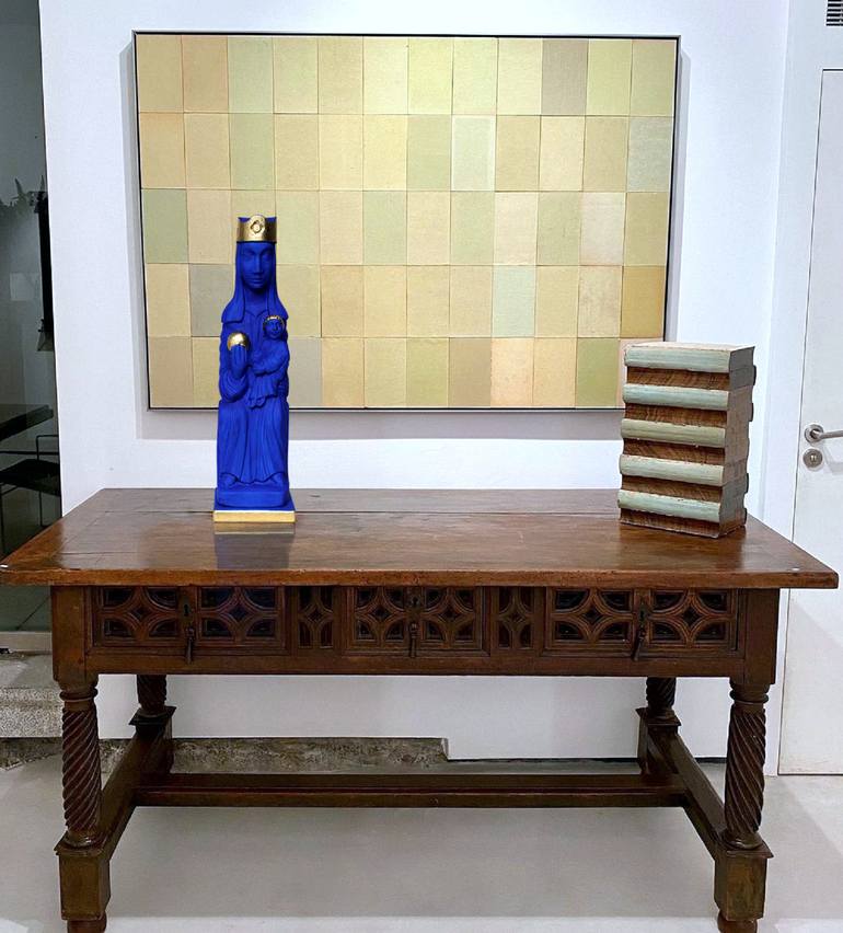 Original Art Deco Religion Sculpture by Manuel Granai