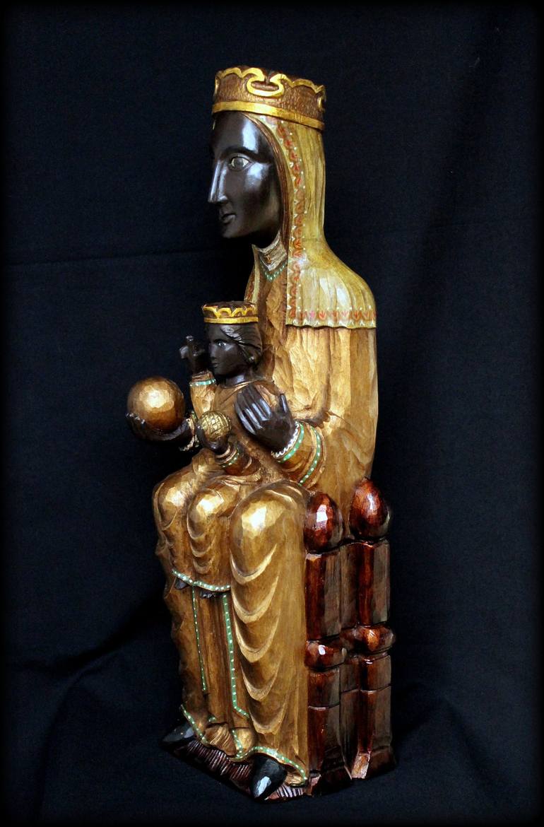 Original Figurative Religious Sculpture by Manuel Granai