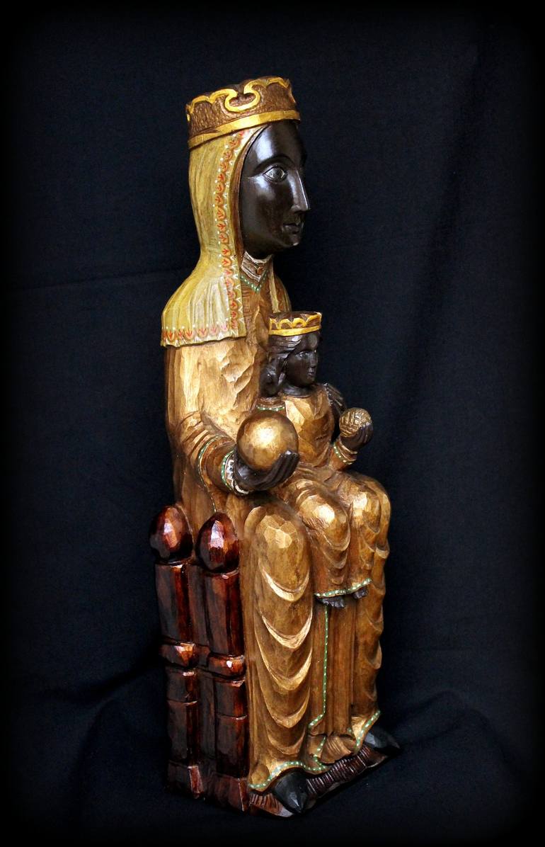 Original Figurative Religious Sculpture by Manuel Granai