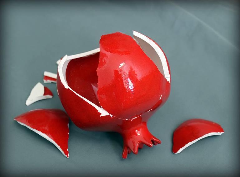 Original Art Deco Still Life Sculpture by Manuel Granai