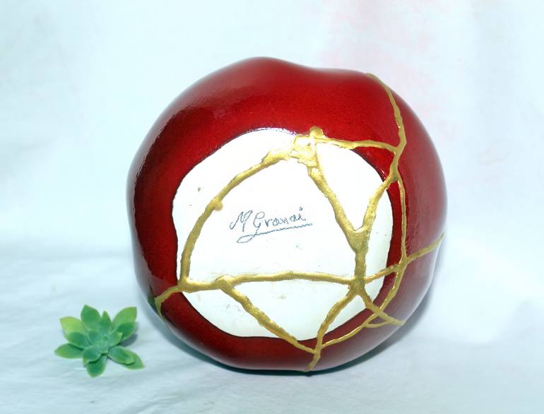 Original Art Deco Still Life Sculpture by Manuel Granai