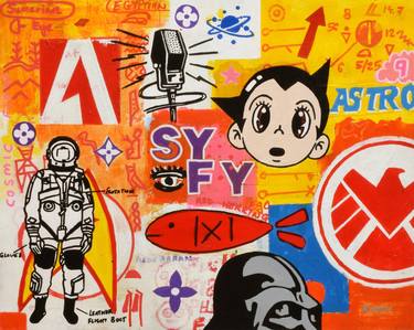 Original Street Art Popular culture Paintings by Razzi M