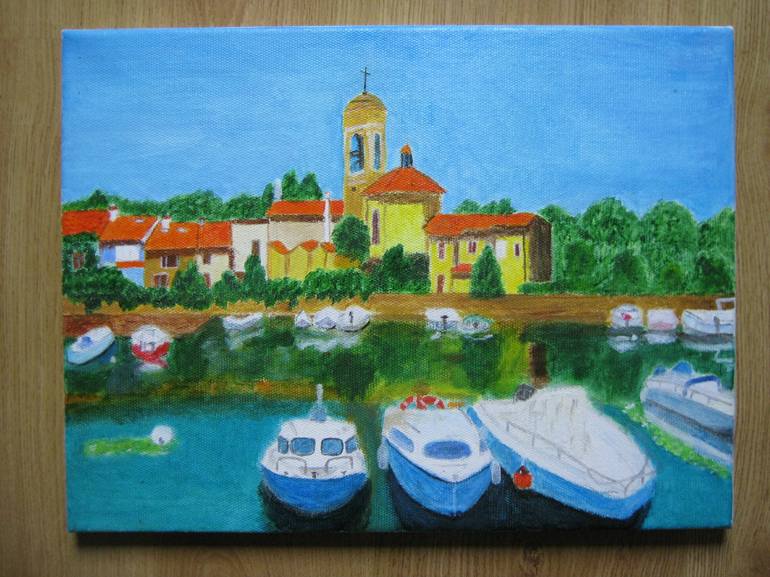 Original Impressionism Landscape Painting by Yulia Romanova