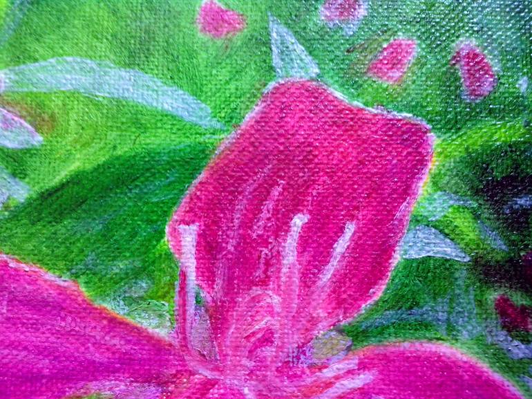 Original Floral Painting by Yulia Romanova