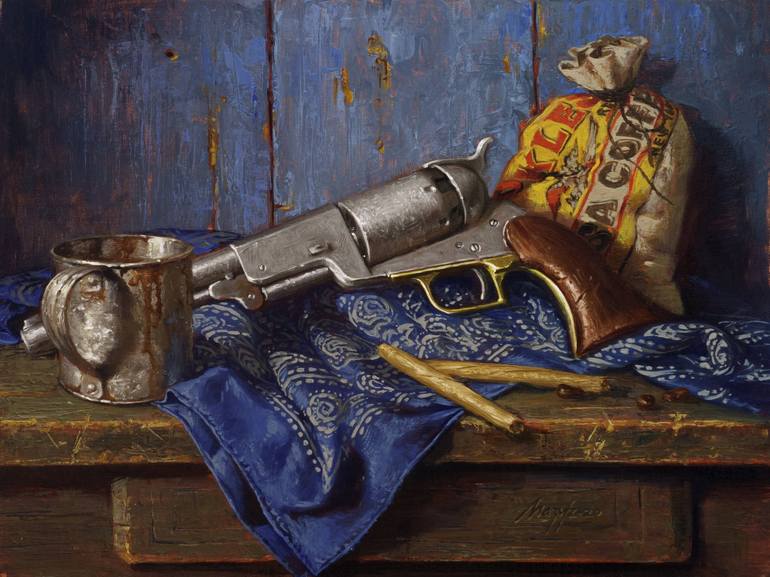 Russian roulette Painting by Nik Mazur | Saatchi Art