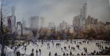 Ice Skaters in Central Park thumb