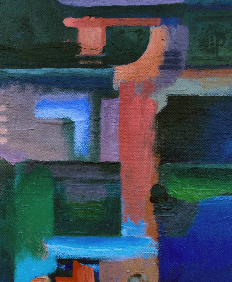 Original Cubism Abstract Painting by Lee Young