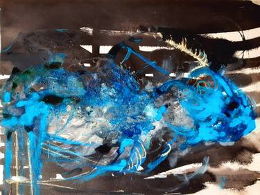 Print of Abstract Fish Paintings by Felix Felbermayer