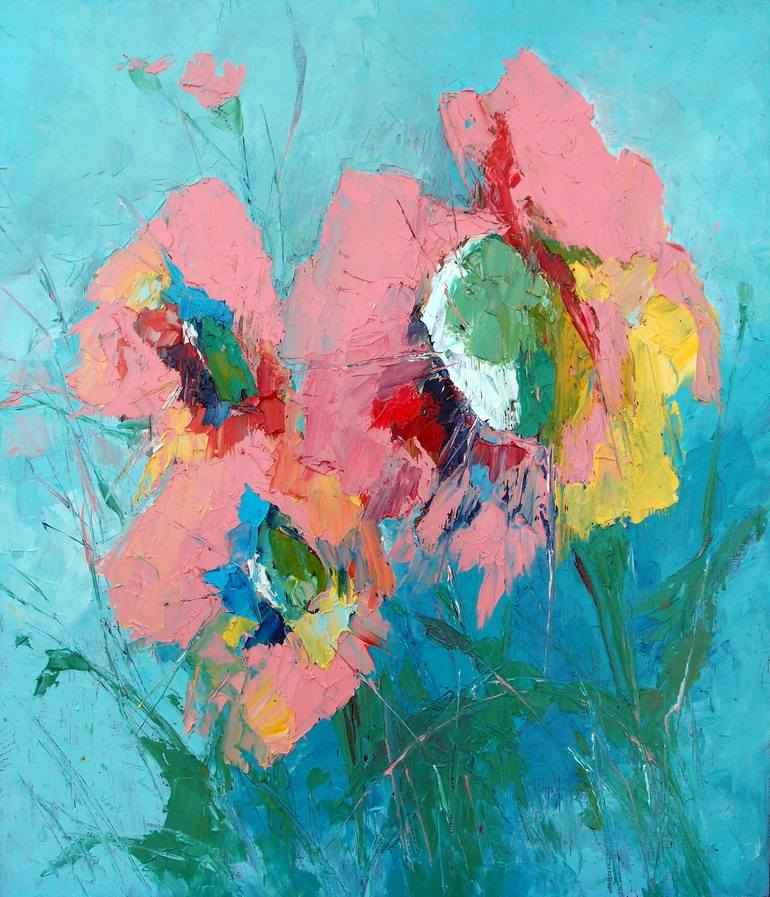 Poppies Painting by Tatsiana Yarmolchyk | Saatchi Art