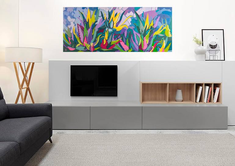 Original Figurative Floral Painting by Christophe Carlier