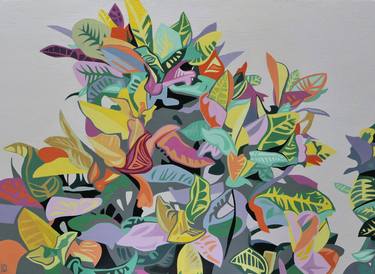 Saatchi Art Artist Christophe Carlier; Painting, “leaf composition” #art