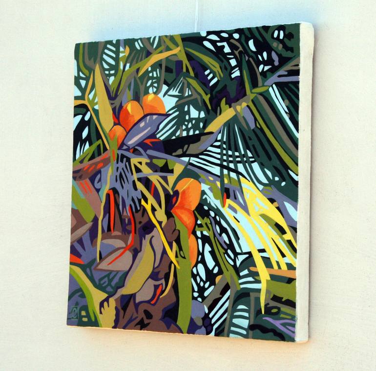 Original Figurative Beach Painting by Christophe Carlier