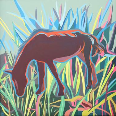 Original Horse Paintings by Christophe Carlier