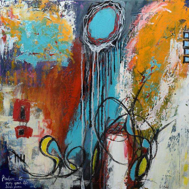 Enjoy Your Life Painting by Victor Boba | Saatchi Art