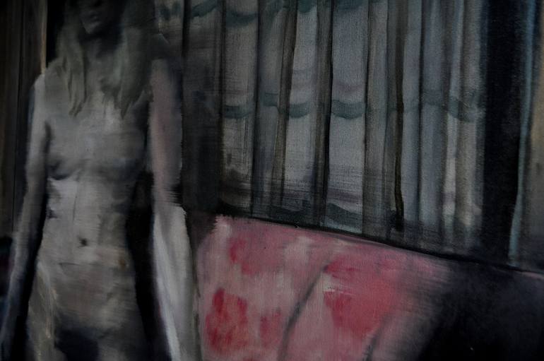 Original Expressionism Nude Painting by Artur Wiernicki