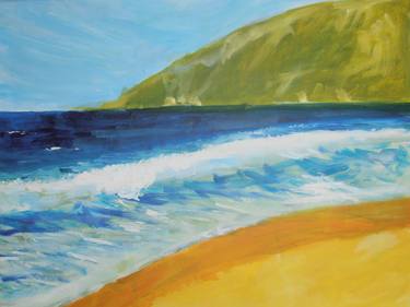 Original Seascape Painting by Natalie Medley