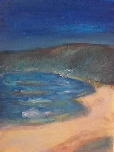 Original Seascape Painting by Natalie Medley