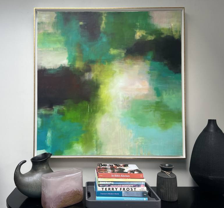 Original Contemporary Abstract Painting by Janet Massey