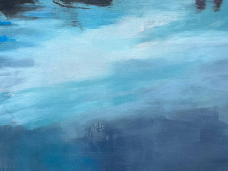 Original Abstract Seascape Painting by Janet Massey