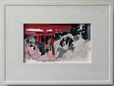 Original Abstract Landscape Drawings by Janet Massey