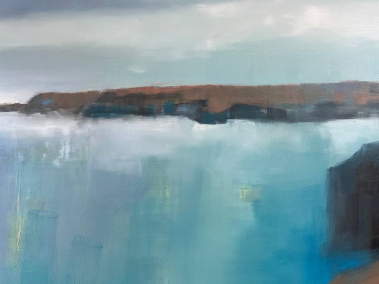 Original Abstract Seascape Painting by Janet Massey