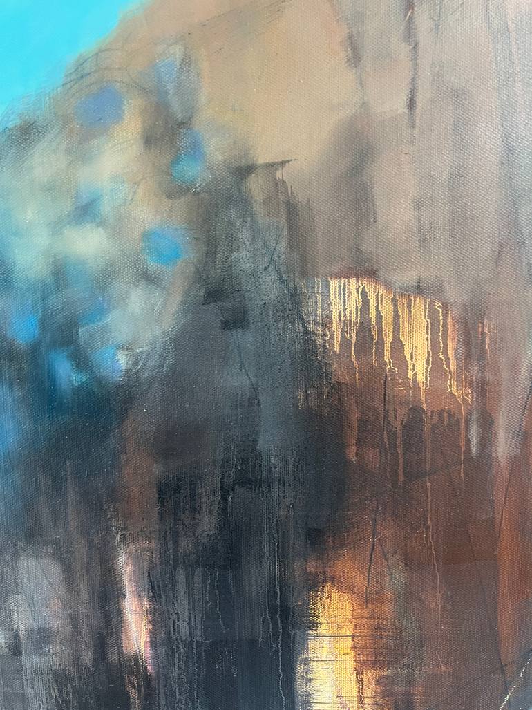 Original Abstract Seascape Painting by Janet Massey