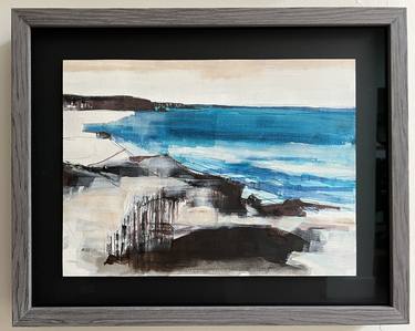 Original Minimalism Seascape Paintings by Janet Massey
