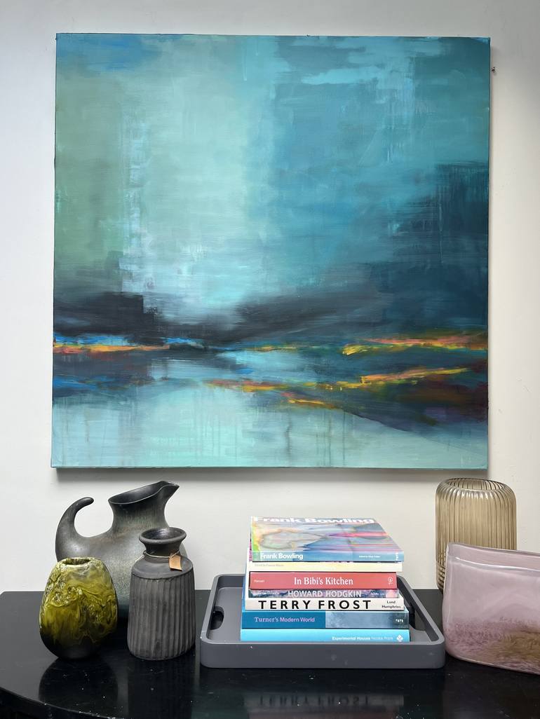 Original Contemporary Abstract Painting by Janet Massey