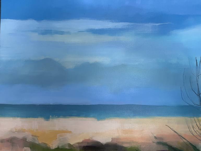 Original Contemporary Seascape Painting by Janet Massey