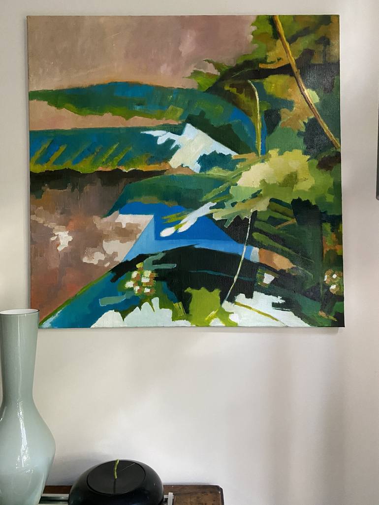 Original Impressionism Interiors Painting by Janet Massey