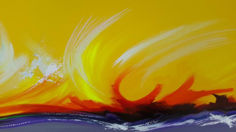 Original Abstract Expressionism Abstract Painting by Ames Apenuvor