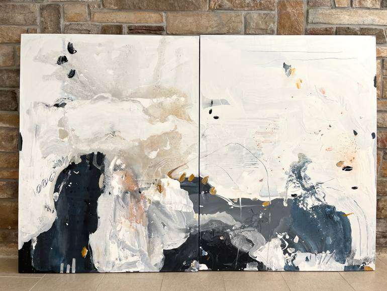 Original Abstract Expressionism Abstract Painting by Jenna Polla