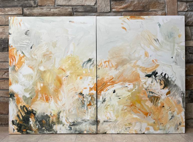 Original Abstract Expressionism Abstract Painting by Jenna Polla