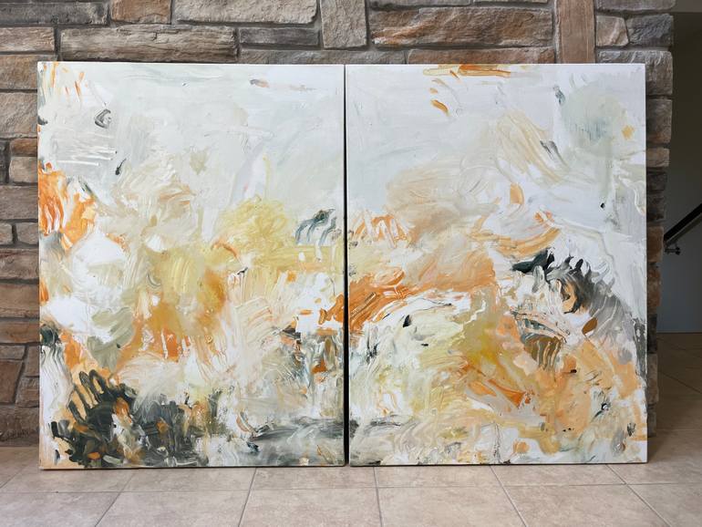 Original Abstract Expressionism Abstract Painting by Jenna Polla