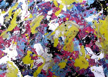 Original Abstract Expressionism Abstract Paintings by Charlie Buster