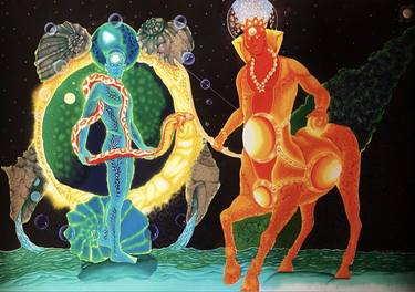Original Classical mythology Paintings by Sandro Brito