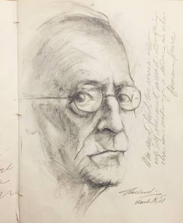 Hermann Hesse - Pencil sketch thumb