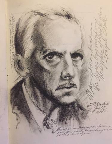Eugene O'Neill - Pencil Sketch thumb