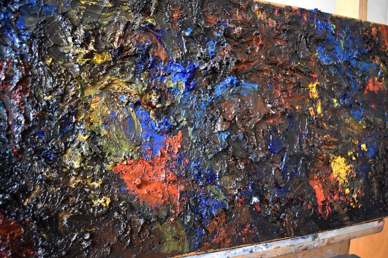 Original Abstract Painting by Roman Rembovsky