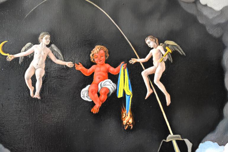 Original Contemporary Abstract Painting by Roman Rembovsky