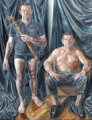 Original Men Paintings by Roman Rembovsky