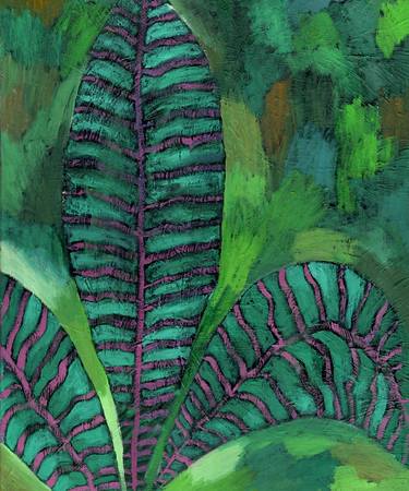 Original Figurative Botanic Painting by Olga Nikitina