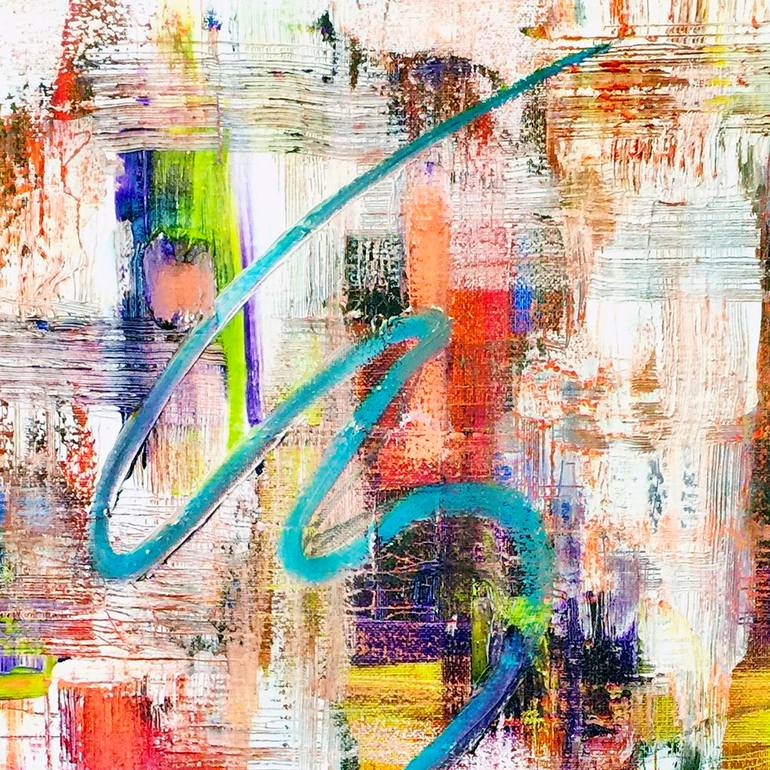 Original Abstract Expressionism Abstract Painting by Alma Lee