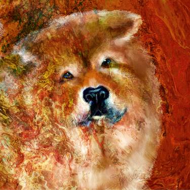 Print of Dogs Mixed Media by Alma Lee