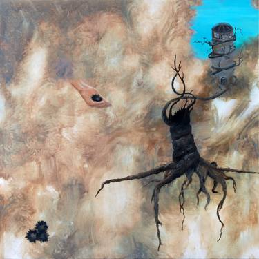 Original Abstract Fantasy Paintings by Lynn Christine Kelly